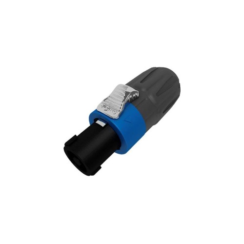 SL4FX-N Conector hembra para altavoz 4 polos azul/negro