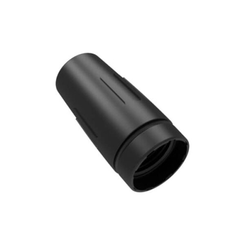 SCHF3-B / XLR3 de acero inoxidable negro - Clavija hembra