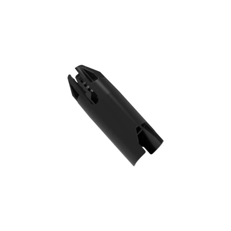 SCHF3-B / XLR3 de acero inoxidable negro - Clavija hembra