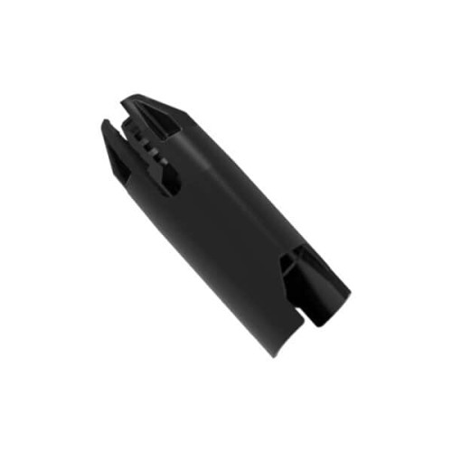SCHF3-B / XLR3 de acero inoxidable negro - Clavija hembra