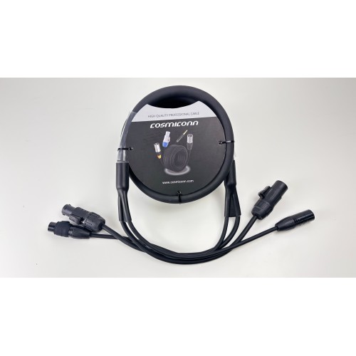 COS 304/1.5M CABLE HIBRIDO XLR POWERCON IP65