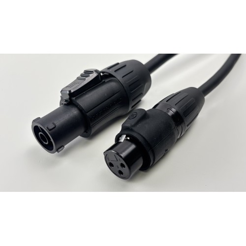 COS 304/1.5M CABLE HIBRIDO XLR POWERCON IP65 PARA DMX