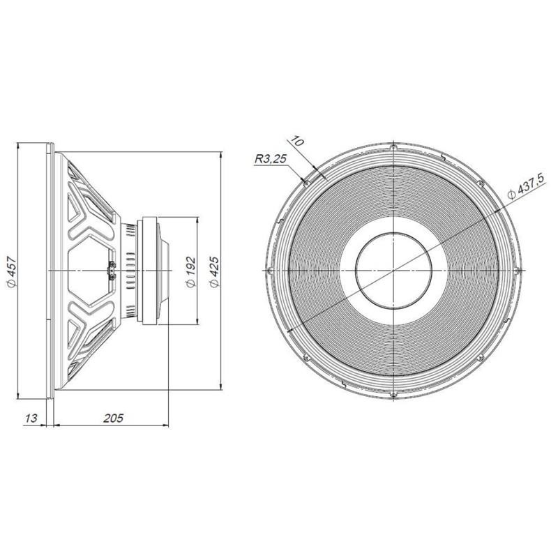 ALTAVOZ BEYMA 18WRS600 8 OHM