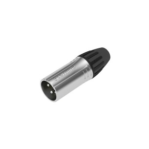SCMM3 Conector XLR3 macho plata