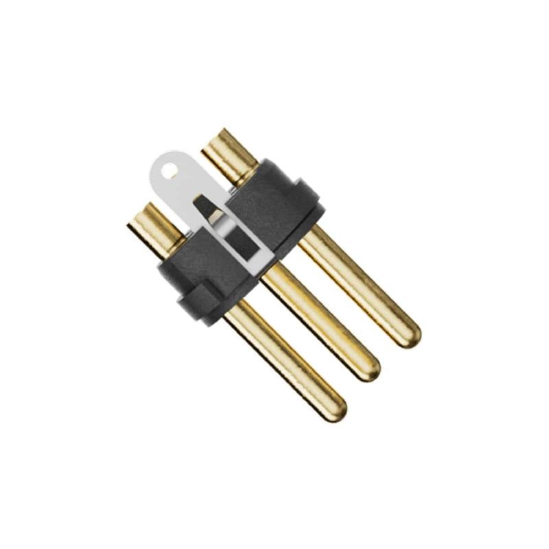SCHM3 / XLR3 de acero inoxidable negro - Clavija macho