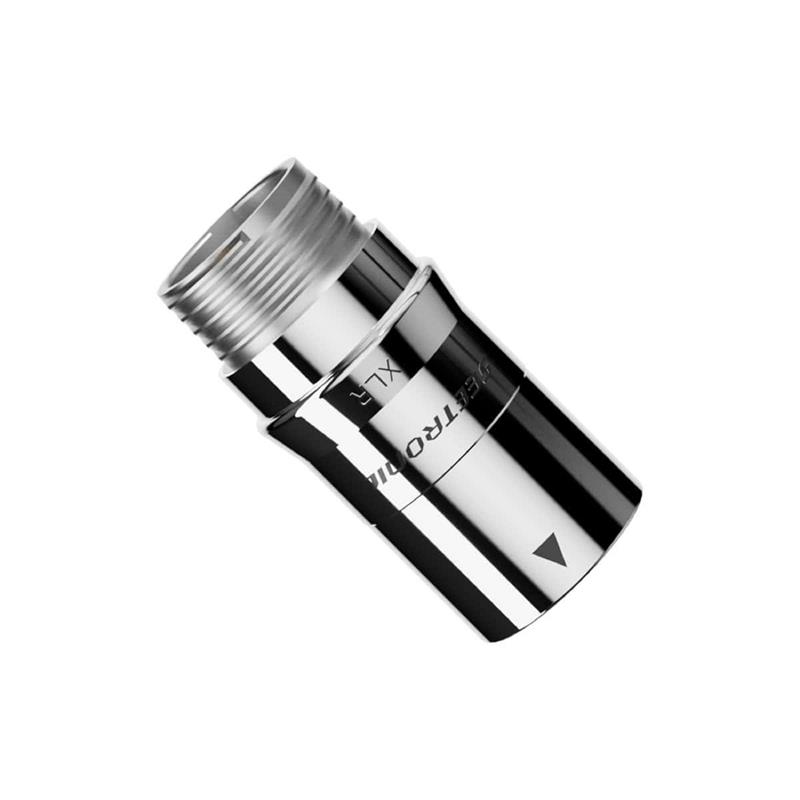 SCHM3-B / XLR3 de acero inoxidable negro - Clavija macho