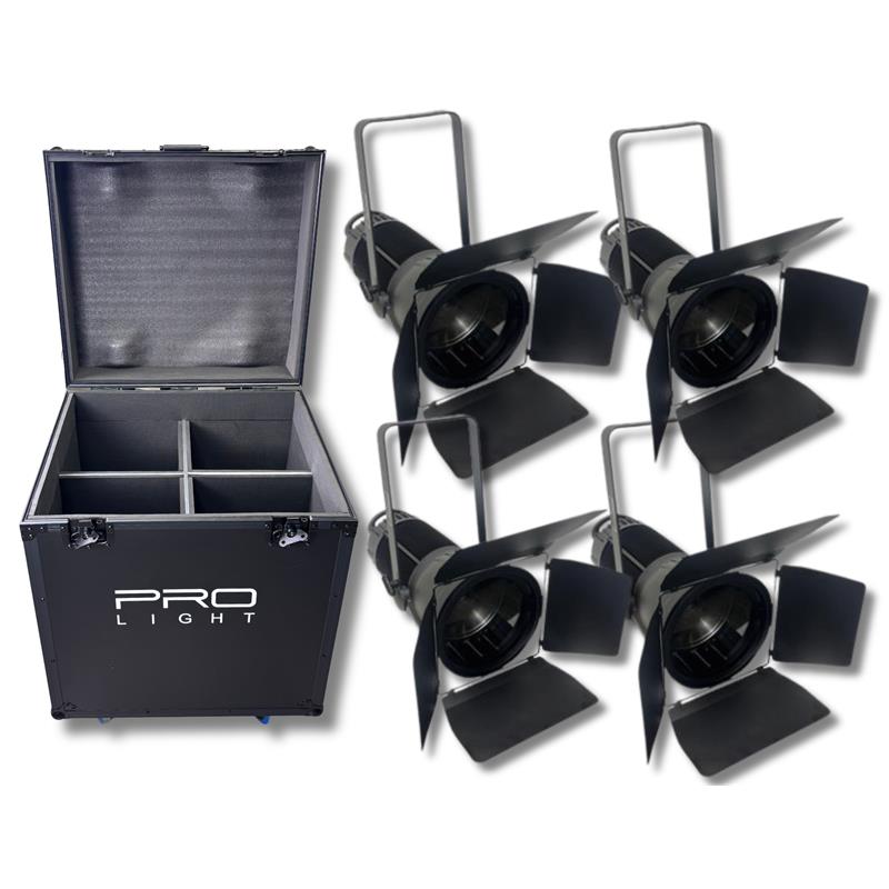 PACK 4x SCENE FRESNEL 300 RGBLA