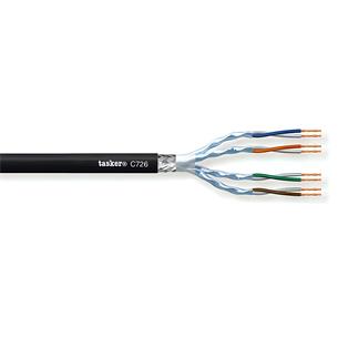 TASKER C726 PVC - Cable LAN 7 S-F.T.P. en PVC 4x2x0,14mm²