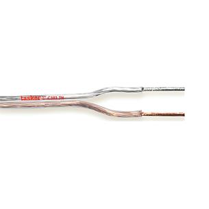 TASKER C103 TN - Cable plano transparente bipolar divisible 2x0,22