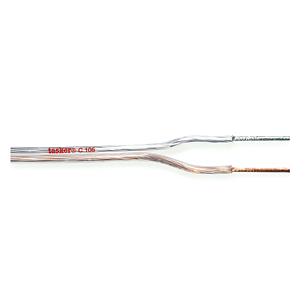 TASKER C105 TN - Cable plano transparente bipolar divisible 2x0,75