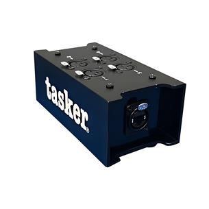 SBDMXNE8F4 - Caja escenario:  4 conectores hembra Neutrik XLR y 1 Neutrik EtherCON