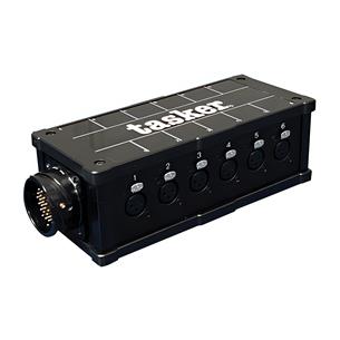 SB3712F - Caja escenario: 12 conectores hembra Neutrik XLR + 1 multipin Syntax