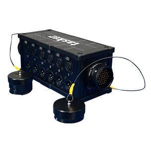 SB3712F12M - Caja escenario: 12 conectores hembra y 12 macho Neutrik XLR + multipin Syntax