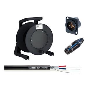 GT33DPN·0100 - Tambor de cable 100M:  TSK1038PUR + NC3FXX-B + NC3MD-LX-B + GT235S0