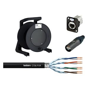 GT26LPN·0075 - Tambor de cable 100M: C726 PUR + NE8FDX-P6-B + NE8MX6-BT + GT310S0