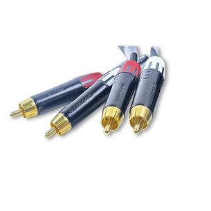 COS 002 / 1M Cable de audio dual 2x RCA a 2x RCA