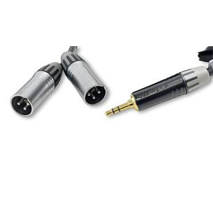 COS 031 / 5M Cable de micrófono MINI-JACK a 2x XLR (M)