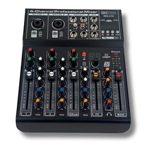 MIX 4 FX Mesa de mezclas con MP3, BT y DSP