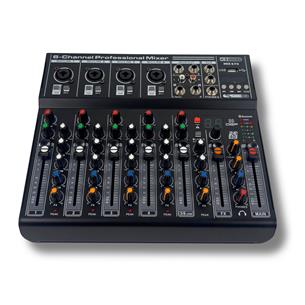 MIX 6 FX Mesa de mezclas con MP3, BT y DSP