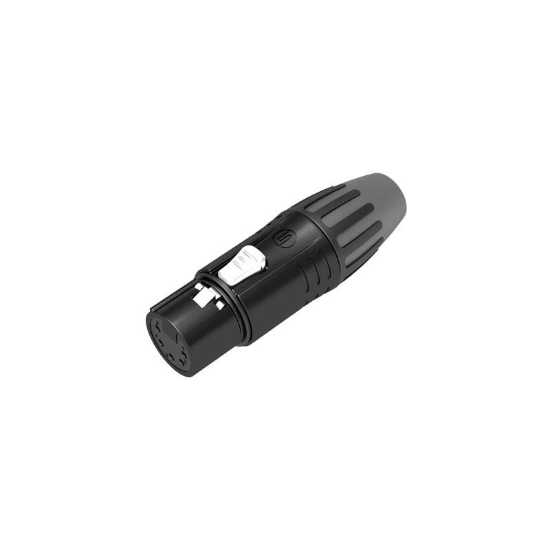 SCMF5-B  Conector XLR5 hembra negro