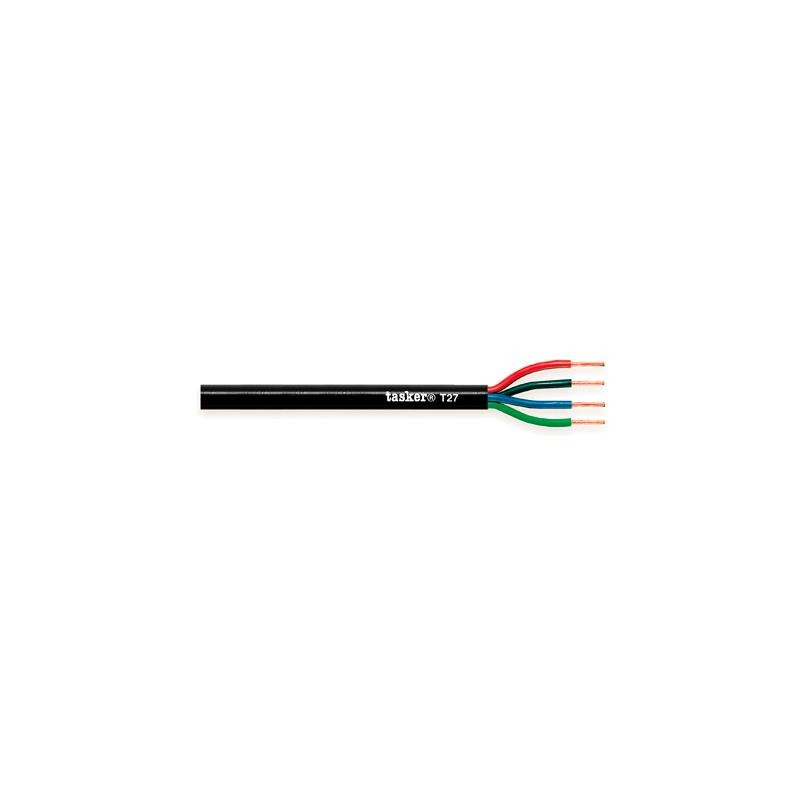 TASKER T27 - Cable para altavoz 4x2,6 mm² (4x13AWG)