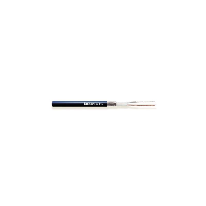 TASKER C112 - Cable de micrófono balanceado 2 x 0,35 mm²