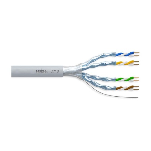 TASKER C718 PVC - Cable F.T.P. CAT 6A LIBRE HALOGENOS