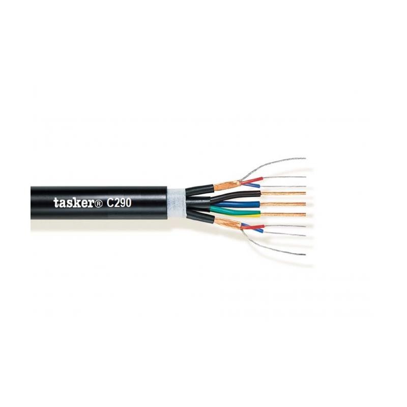 TASKER C290 - Cable para audio digital o DMX + corriente 2x2x0.22+3x2,50mm