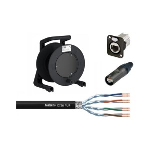 GT26LPN·0050 - Tambor de cable 50M: C726 PUR + NE8FDX-P6-B + NE8MX6-BT + GT310S0