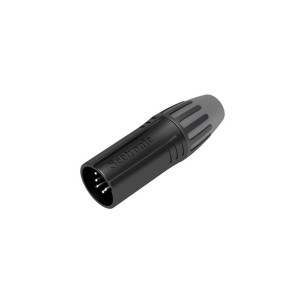 SCMM5-B  Conector XLR5 macho negro