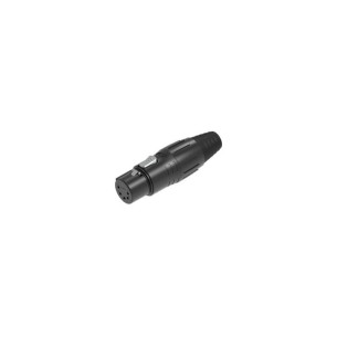 SCSF5-B Conector XLR-5 hembra negro serie S