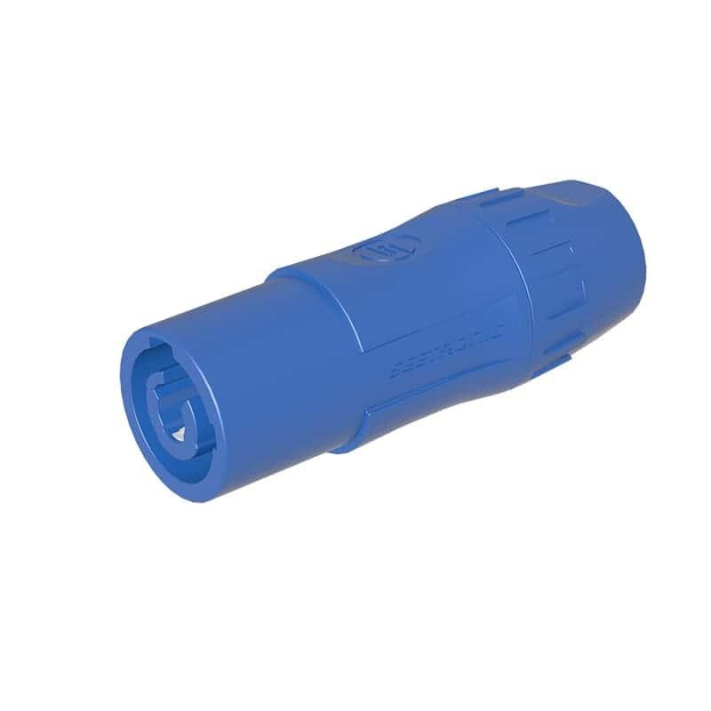 SAC3MCA Conector macho azul aéreo 3 polos
